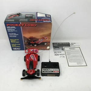 Vintage Nikko Pocket Lobo III RC Car Buggy Mini w Remote Box Manual WORKS MINT - Picture 1 of 12