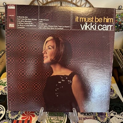Vikki Carr It Must Be Him Vintage Vinyl LP 1967 Liberty Records LST-7533 Tested - Image 1 of 4
