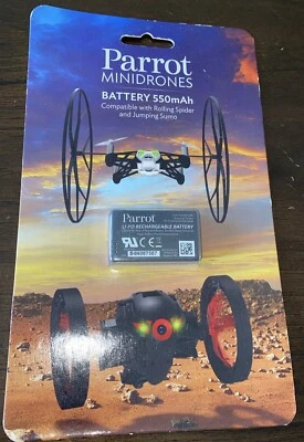 Original PARROT 550mAh Li-Po Battery MiniDrone Rolling Spider and Jumping Sumo - Image 1 of 3