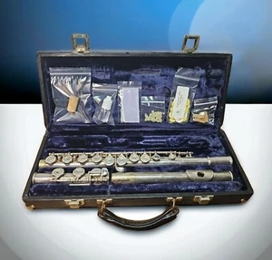 Artley Concert Flute Symphony 77-0 SN 378688 VTG 1973 in Original Case w/Extras - Picture 1 of 24