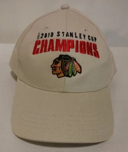 CHICAGO BLACKHAWKS 2010 STANLEY CUP CHAMPIONS HAT CAP - Picture 1 of 6