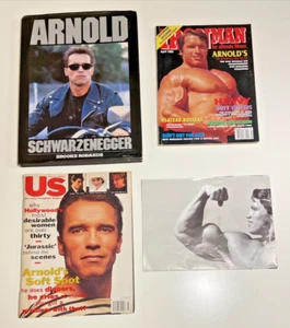 Arnold Schwarzenegger Lot Book, Magazines, Poster - Picture 1 of 10