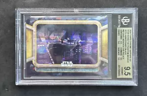 2024 Topps Chrome Sapphire The Phantom Menace #82 Duel Beneath Black /10 BGS 9.5 - Picture 1 of 4