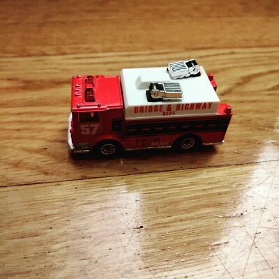 Matchbox Mack Auxiliary Emergency Power Truck Red Bridge Highway Dept 1:64  give - Image 1 of 4