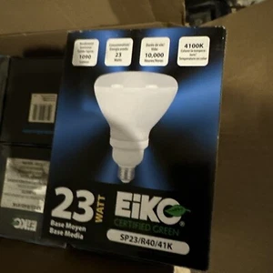 Eiko SP23/R40/41K 23W 120V 4100K Shaped  Bulb Base Media Rare - Picture 1 of 1