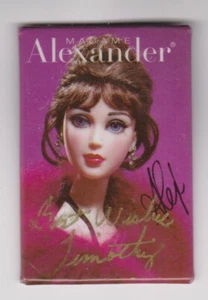 Madame Alexander Button appx 2005 not sure of exact year 2" x 3" signed Timothy - Picture 1 of 2