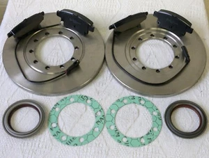 *FORD TRANSIT MK7 REAR BRAKE DISCS RWD 2.4 2.2 PADS HUB SEALS GASKETS TWIN WHEEL - Picture 1 of 1