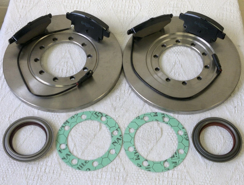 *Ford Transit MK7 Rear Brake Discs RWD 2.4 2.2 Pads Hub Seals Gaskets Twin Wheel - Image 1 of 1