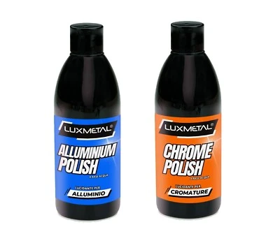 Kit Lucidatura Alluminium + Chrome Polish Lucidante 250gr Pasta abrasiva lucida - Immagine 1 di 4