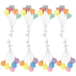 8pcs Miniature Dollhouse Balloon Ornaments Cupcake Balloon Miniature Balloons - Picture 1 of 12