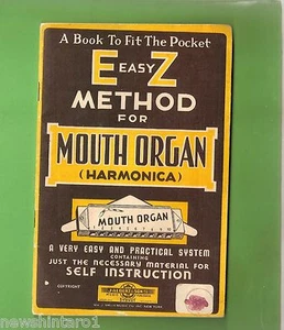 #D224. 1934  AUSTRALIAN BOOKLET ON LEARNING MOUTH ORGAN / HARMONICA - Picture 1 of 1