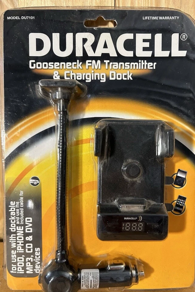 NUEVO EN CAJA Transmisor FM Duracell y Base de Carga Foto 1 de 3