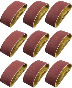 20PCS 3x21 in Sanding Belts 40 60 80 120 150 240 400 Grit Belt Sander Sandpaper - Picture 1 of 7