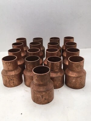 2" x 1 1/4" Reducing Fitting FTG x C- COPPER PIPE FITTING *Lot of (17)* - Image 1 of 3
