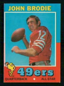 JONH BRODIE 1971 TOPPS 71 NO 100 VGEX + 37332 - Bild 1 von 2