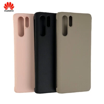 Original HUAWEI P30 Pro Business Wallet Case Leather Flip Cover With Card Slots - Image 1 of 4