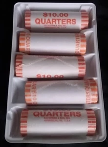 2013 D America the beautiful Park 5 ROLLS Quarters SET Denver mint - Picture 1 of 2