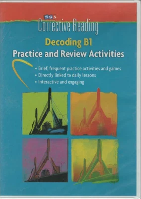 SRA Corrective Reading Decoding B1 Practice and Review Activities CD-Rom - Image 1 of 2