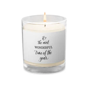 Wonderful Year Glass jar soy wax candle - Picture 1 of 2