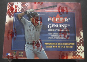 2002 Fleer Genuine MLB Baseball Base Cards #1-100 Complete Your Set - You Pick!!