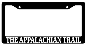 Black License Plate Frame The Appalachian Trail Auto Accessory 1054 - Bild 1 von 1