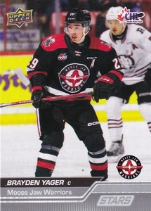 2023-24 Upper Deck CHL Stars #350 Brayden Yager, Moose Jaw Warriors - Picture 1 of 1