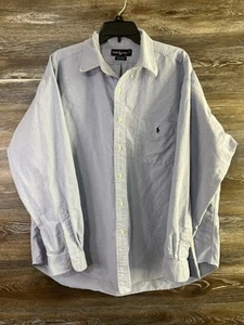 RALPH LAUREN BIG SHIRT HERREN BLAU DRESS SHIRT - GR. XL - Bild 1 von 9