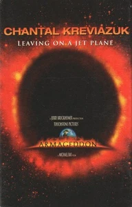 Chantal Kreviazuk Leaving On A Jet Plane cassette Europe Columbia 1998 card - Picture 1 of 2