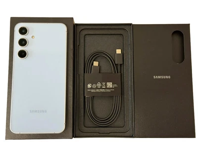 Caja abierta Samsung Galaxy S24 FE SM-S721U 128 GB Desbloqueado Verizon ATT GSM CDMA Azul Foto 1 de 4