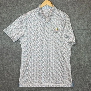 Johnnie O Mens Sure Shot Performance Polo Shirt Mens M UPF 50 Boombox Ryder Cup - Picture 1 of 10