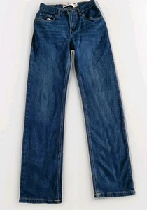 Levis 514 PERFORMANCE STRAIGHT Big Kids Girls Sz 16  Blue Stretch Denim Pants  - Picture 1 of 4