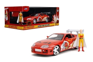 Jada One Punch Man con auto pressofusa Toyota Supra 1995 - Anime scala 1:24... - Foto 1 di 7