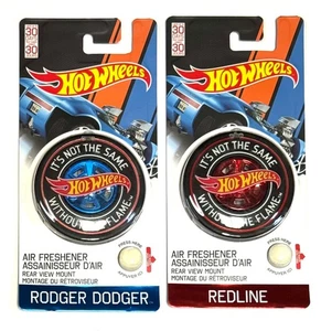 NEW 2-Pack Hot Wheels Air Freshener Rodger Dodger & Redline ~ Free Shipping - Picture 1 of 7