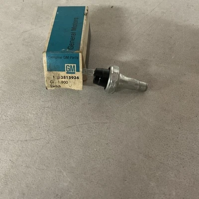 Interruptor de presión de aceite Chevrolet Corvette 1956-1990 GM 3815936 nuevo fabricante original nuevo Foto 1 de 2