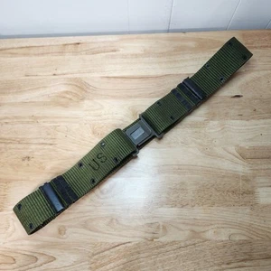 USGI OD Green LC-2 Pistol Belt Individual Equipment Web Belt LARGE DLA 1984 - Picture 1 of 6