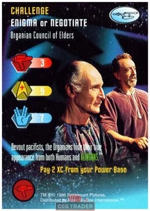 Star Trek The Card Game Organian Council of Elders Near-Mint/NM Very Rare - Picture 1 of 1