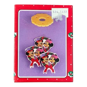 Mini carillón de viento de porcelana de Navidad de Mickey & Minnie Mouse - Imagen 1 de 5
