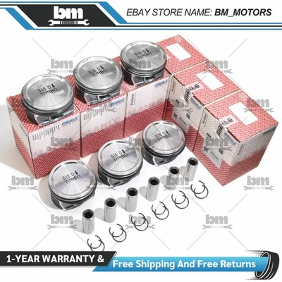 6X STD Pistons & Rings For Volvo S60 S80 V60 XC60 XC70 3.0T T6 B6304T 30750892 - Image 1 of 4