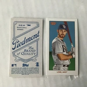 Brandon Lowe #14 Rays Piedmont Back 2020 Topps 206 T206 Online exclusiv Series 1 - Picture 1 of 1