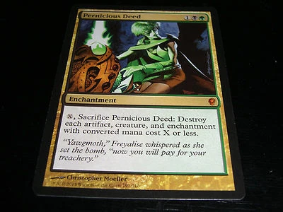 Magic the Gathering: Conspiracy - Pernicious Deed Mythic Card [x1] MTG - Image 1 of 2