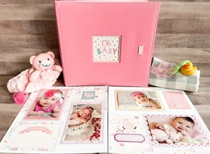 Baby Mädchen Fotoalbum, vorgefertigtes Baby Mädchen Sammelalbum Album, 12 x 12  - Bild 1 von 10