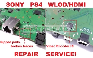 Fix Broken Sony PS4 System No Video/HDMI Encoder IC/White Light Repair Service! - Picture 1 of 1