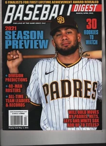 FERNANDO TATIS JR SAN DIEGO PADRES MAR APR 2021 BASEBALL DIGEST MAGAZINE - Picture 1 of 1
