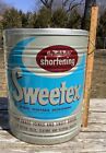Sweetex “pure Vegetable Shortening” Can 110 Lbs. 20” Tall. Teal Gray Burgundy