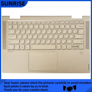 New For Lenovo YOGA C740-14 C740-14IML Upper Case Palmrest US keyboard Backlight - Picture 1 of 2