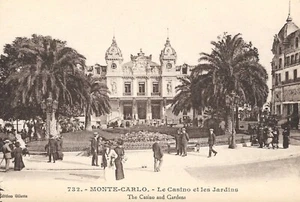Monte Carlo Das Casino und die Gärten - Postkarte Ref T26 - Bild 1 von 3