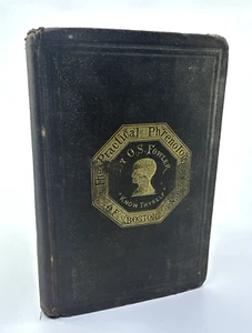 O S Fowler PRACTICAL PHRENOLOGIST RECORDER DELINEATOR OF CHARACTER 1869 - Imagen 1 de 21