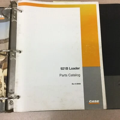 Case 921B PARTS MANUAL BOOK CATALOG WHEEL LOADER GUIDE LIST W/ BINDER #8-9660 - Image 1 of 4
