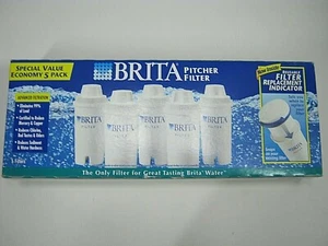 Brita Pitcher Standard Replacement Water Filters 5-Pack, NEW! - Picture 1 of 7