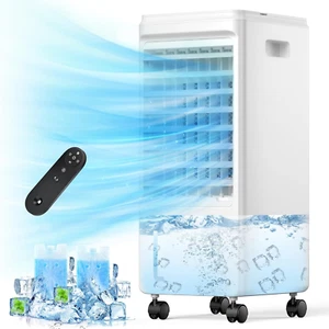 Portable Air Conditioners, 3-IN- Evaporative Air Cooler, Swamp Coolers W/ 2 Ice - Picture 1 of 6